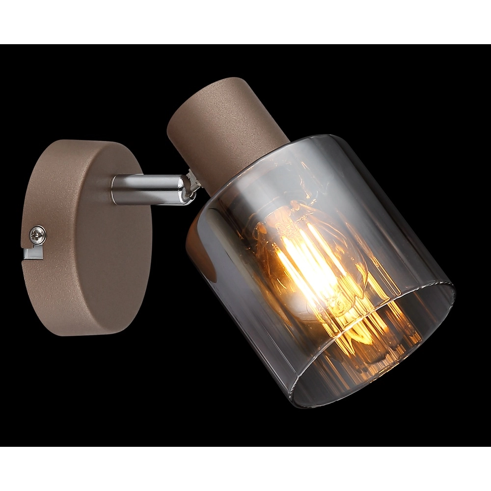 Wandlamp Walton koffie bruin Globo 9007371589173