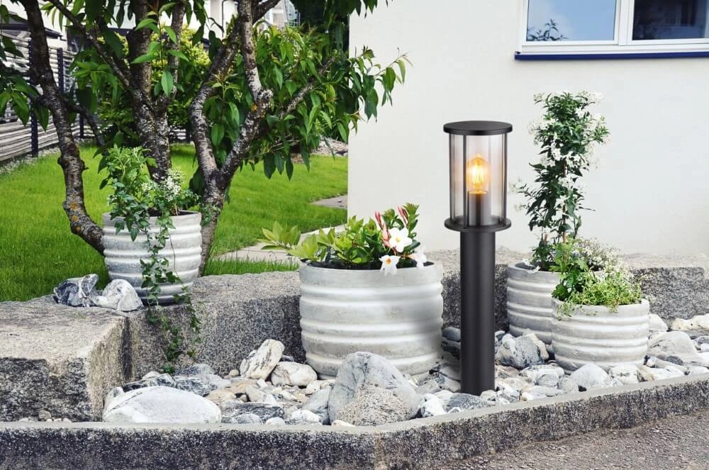 Staande lamp Gracey 60cm smoke glas Globo 9007371444830