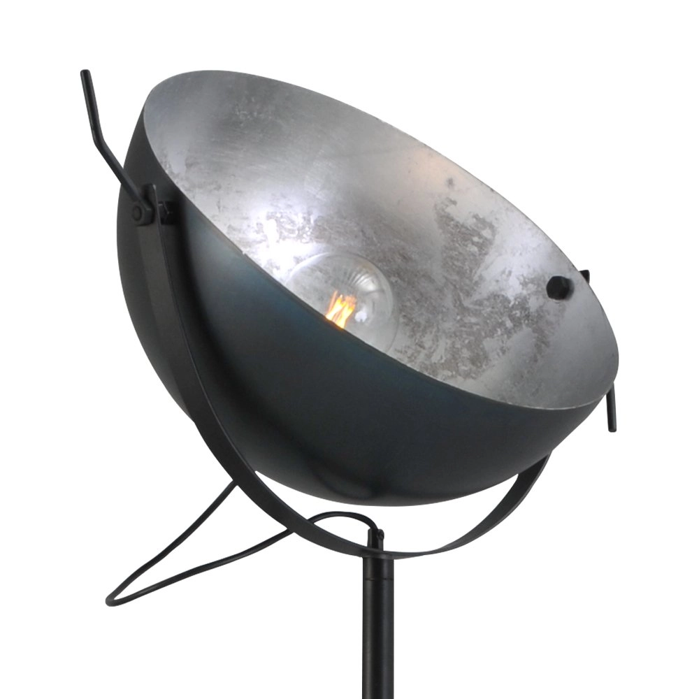 Staanlamp Industria 175 gunmetal met zilver Masterlight 8718121151328