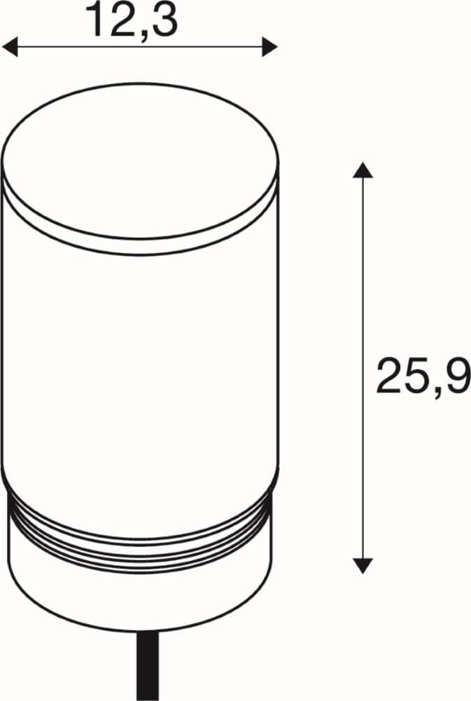 M-Pol Head M louver - 2700K/3000K SLV 4024163266543
