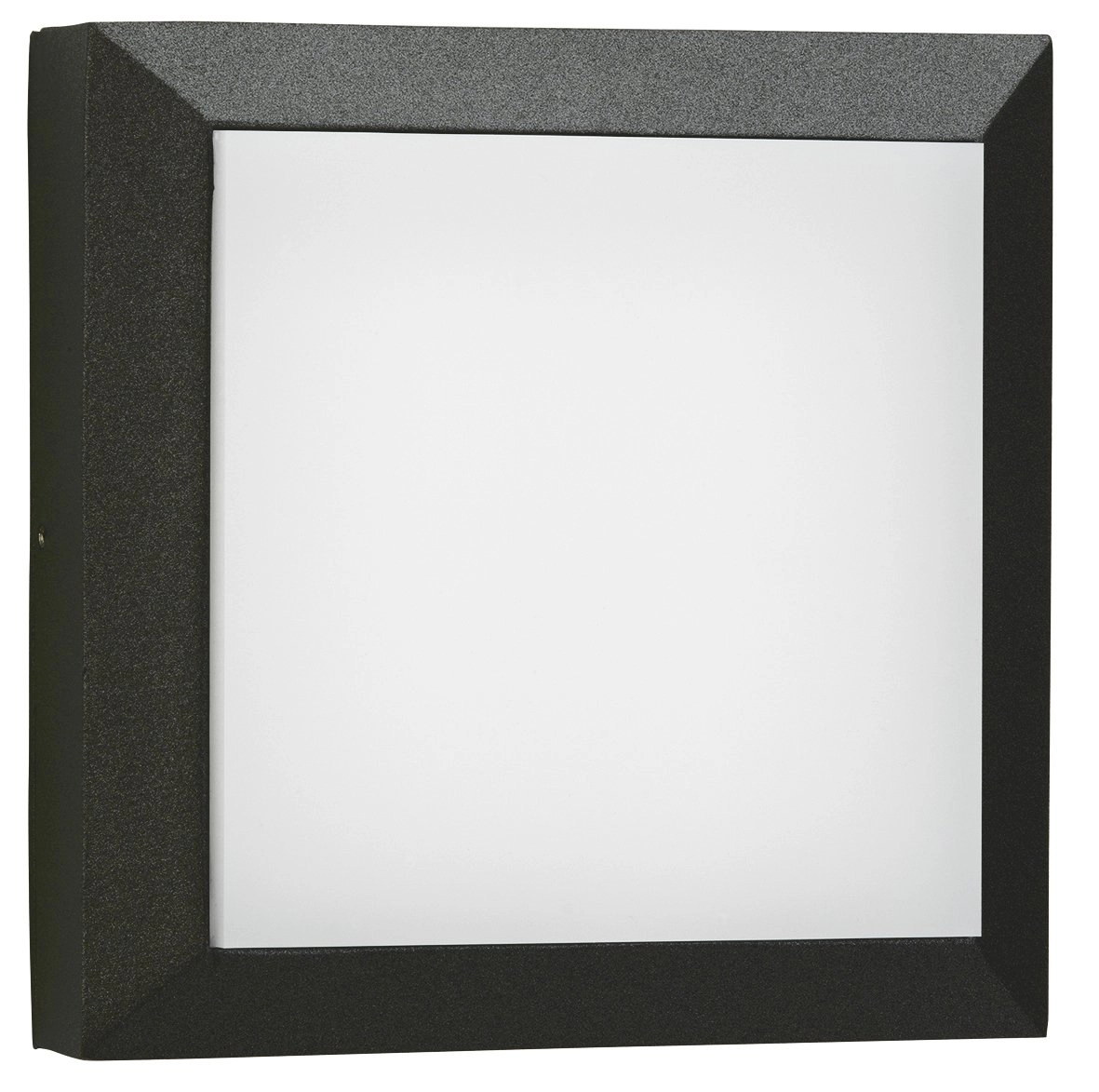 Vierkante muurlamp Parel 19cm-zwart Albert 4007235665604
