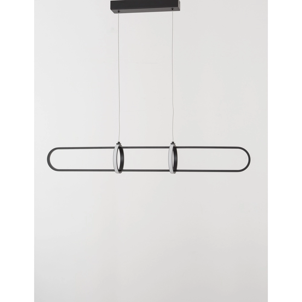 Design hanglamp Arte langwerpig zwart Lyora 5212017426062