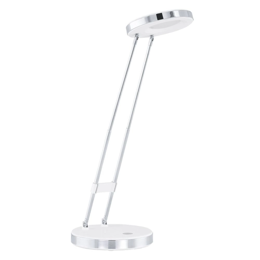 Led tafellamp Gexo metaalgrijs met wit
