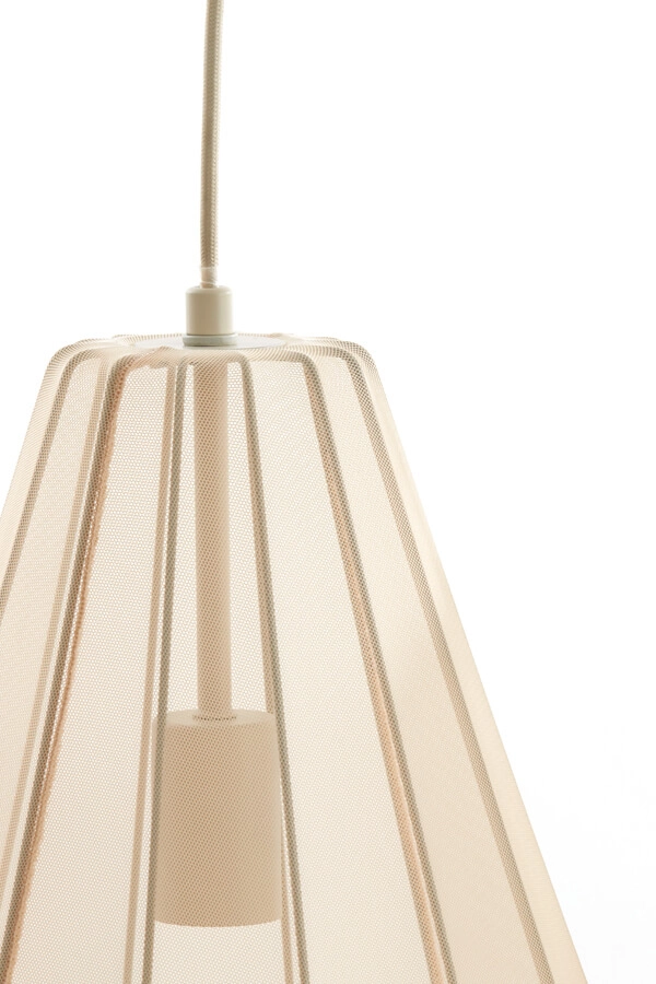Japandi hanglamp Itela 3-lichts crème 80cm Light & Living 8717807702779
