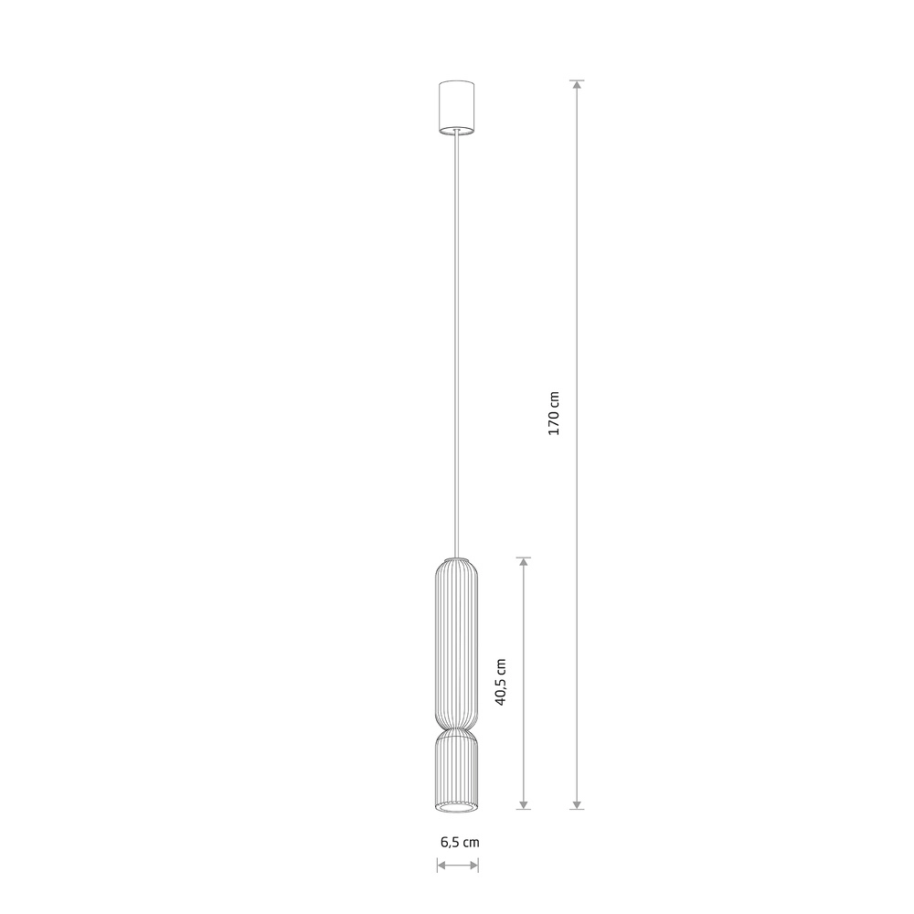 Hanglamp Singles 40,5cm zand bruin Lyora 5903139121972