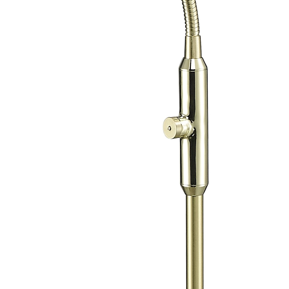Led leeslamp Bergamo messing mat Trio 4017807367607