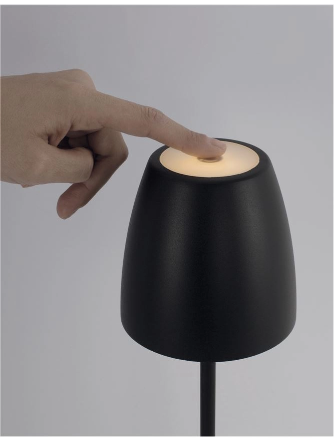 Oplaadbare tafellamp Colt 38cm antraciet Lyora 5212017425508