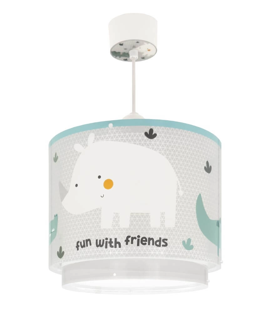 Kinderkamer hanglamp Rhino & Croco Ø 26cm Dalber 8420406002729
