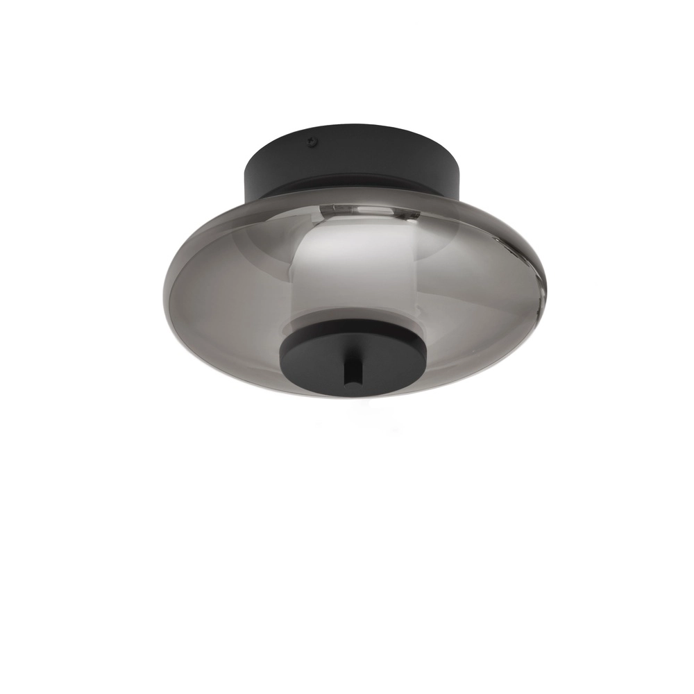 Moderne plafondlamp Ballet zwart Ø 26cm Lyora 5212017479860