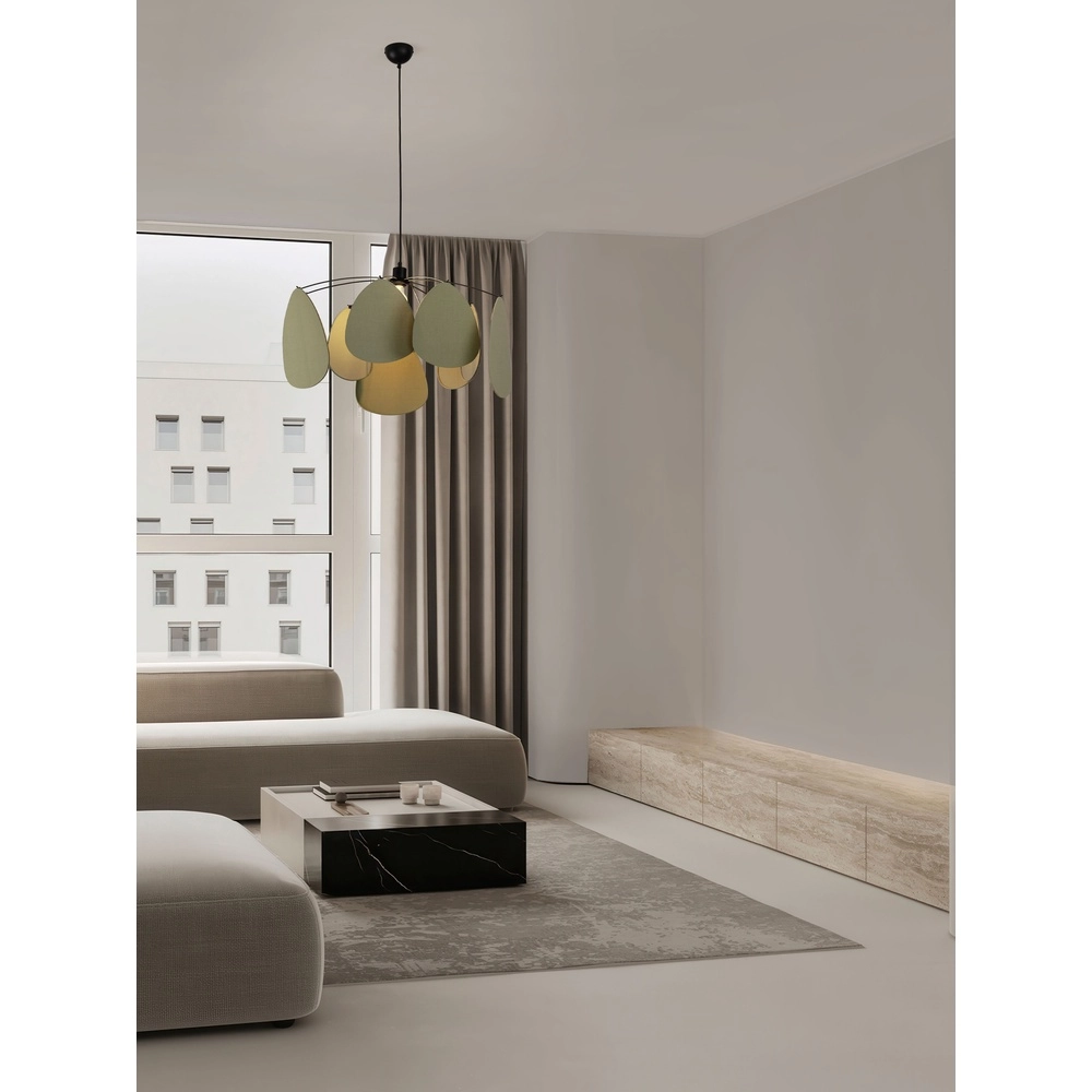 Hanglamp Olina groen
