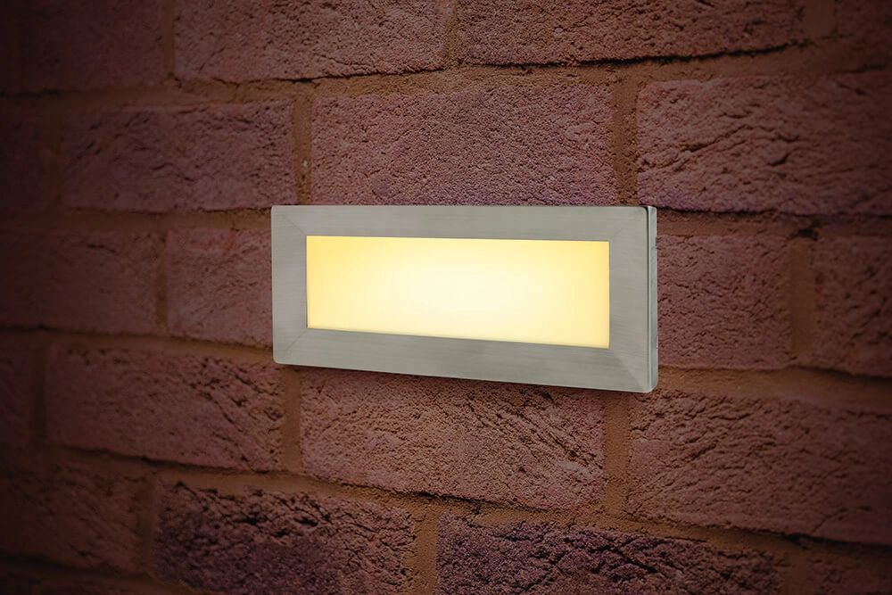 RVS muurlamp Brick Lyora 5055788232544