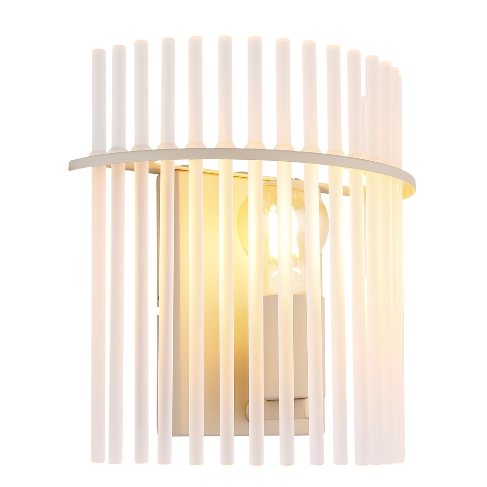 Wandlamp Gorley zand bruin met glas