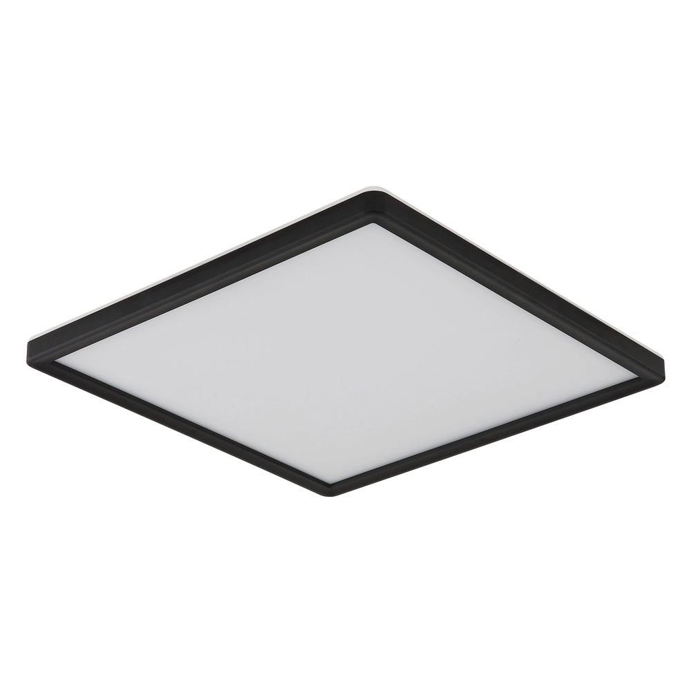 Plafonniere Sapana vierkant 29,4cm zwart Globo 9007371414390