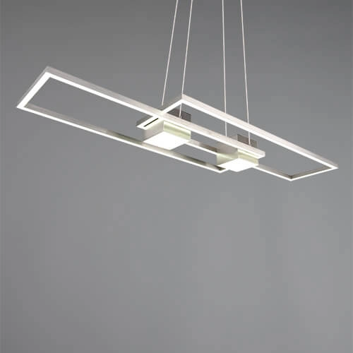 Led hanglamp kantoor Albany rvs Trio 4017807610321