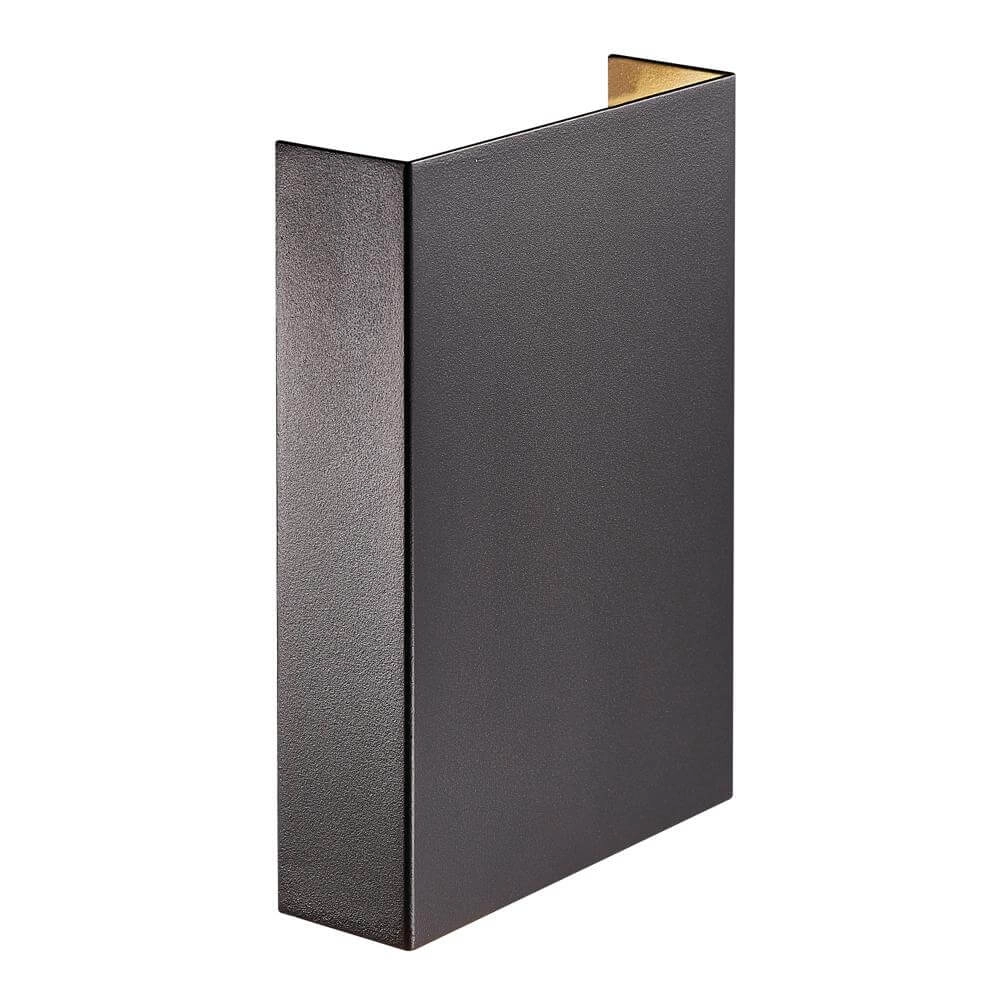 Wandlamp zwart Fold breed voor aan de kust