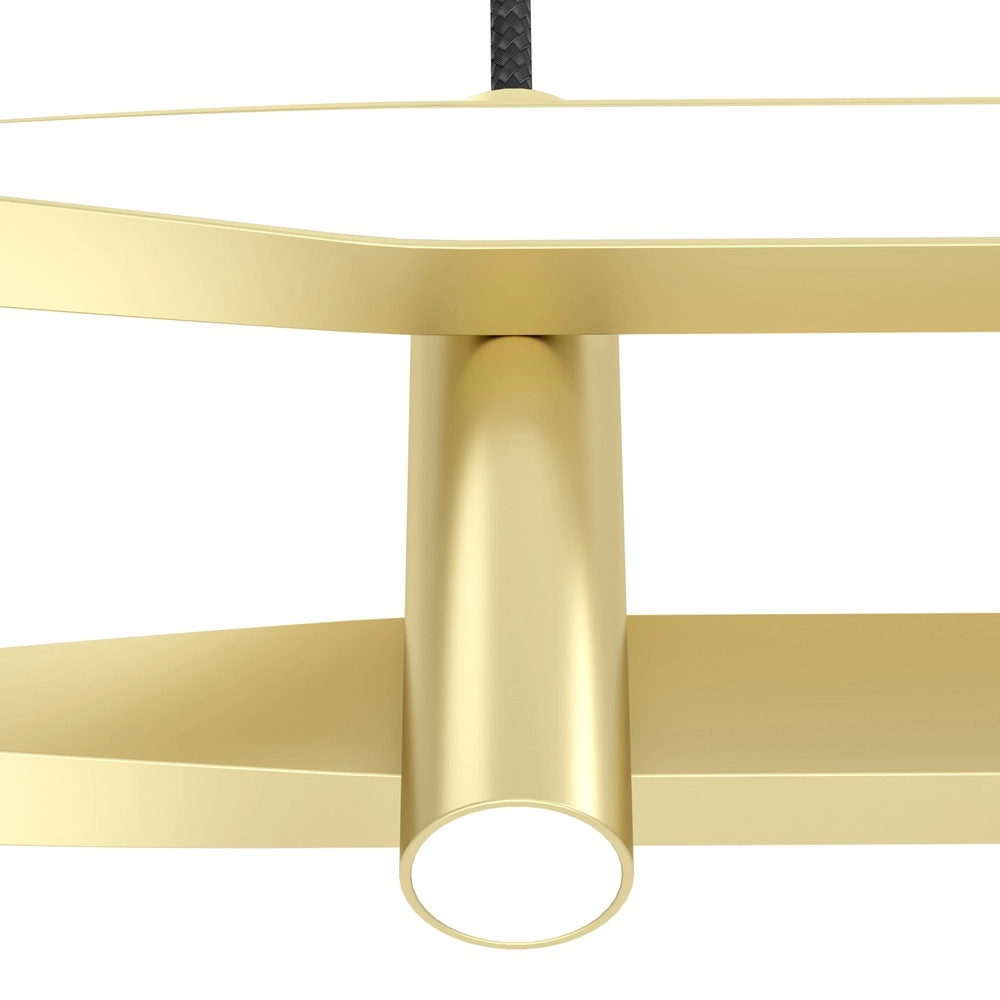 Strakke gouden led hanglamp Colmeal Eglo 9008606313648