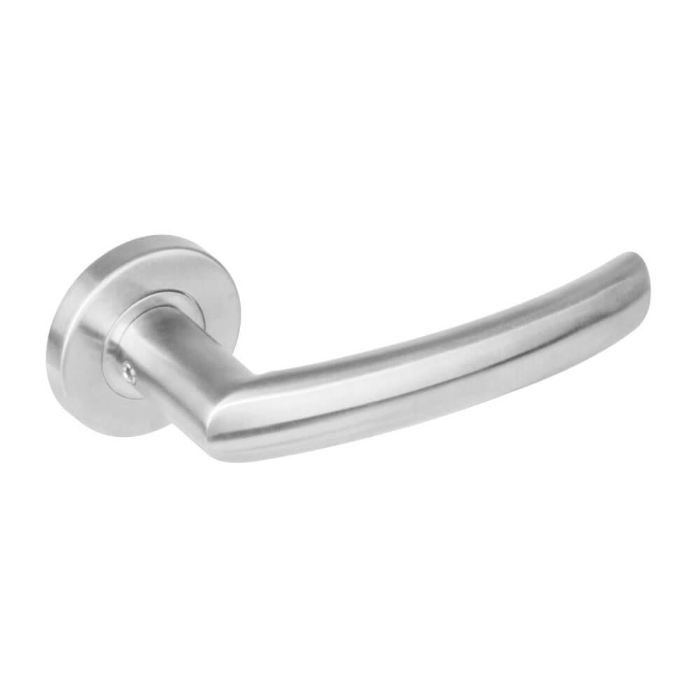 Deurklink Blok met nok 7mm RVS