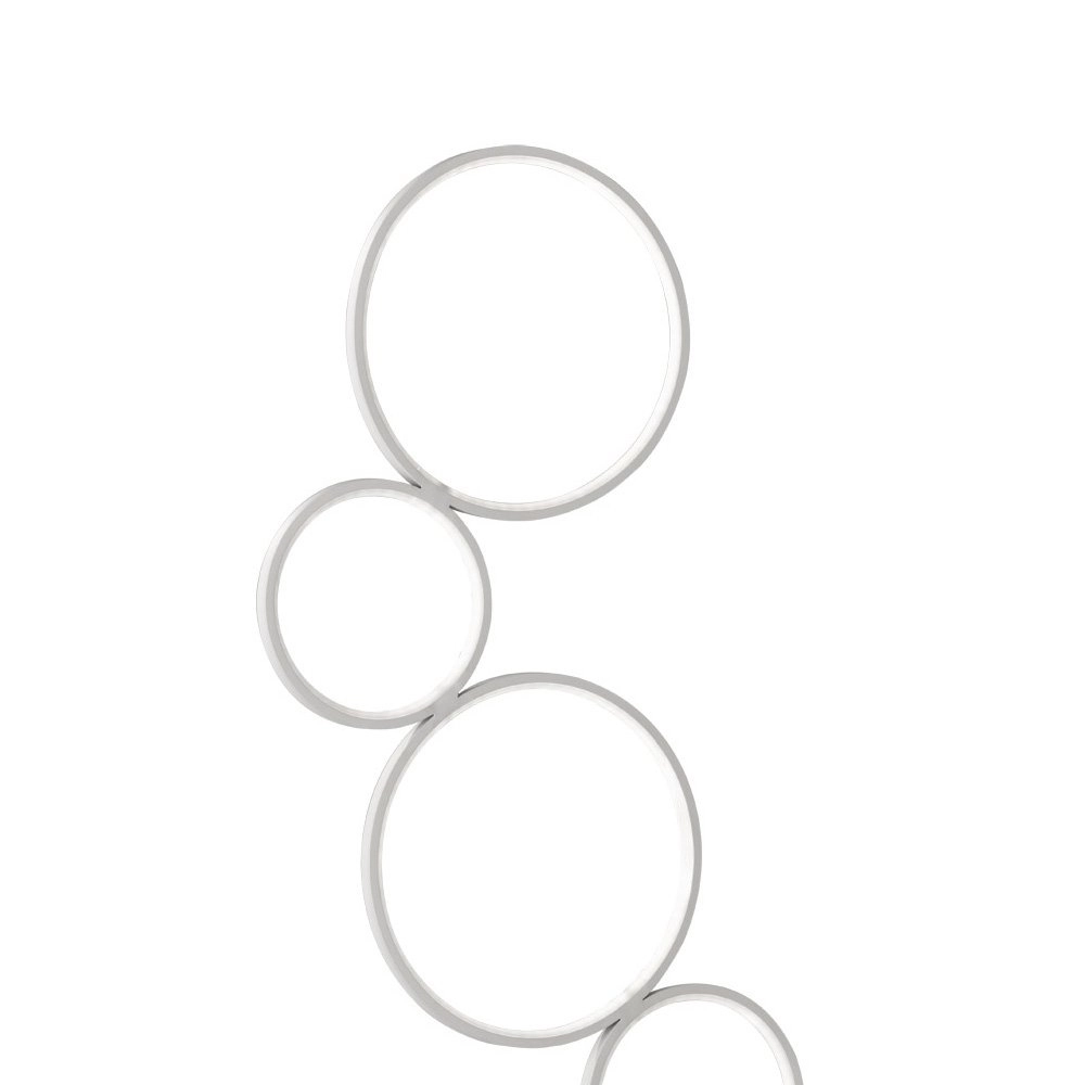 Vloerlamp Rondo 5-rings wit Trio 4017807423822
