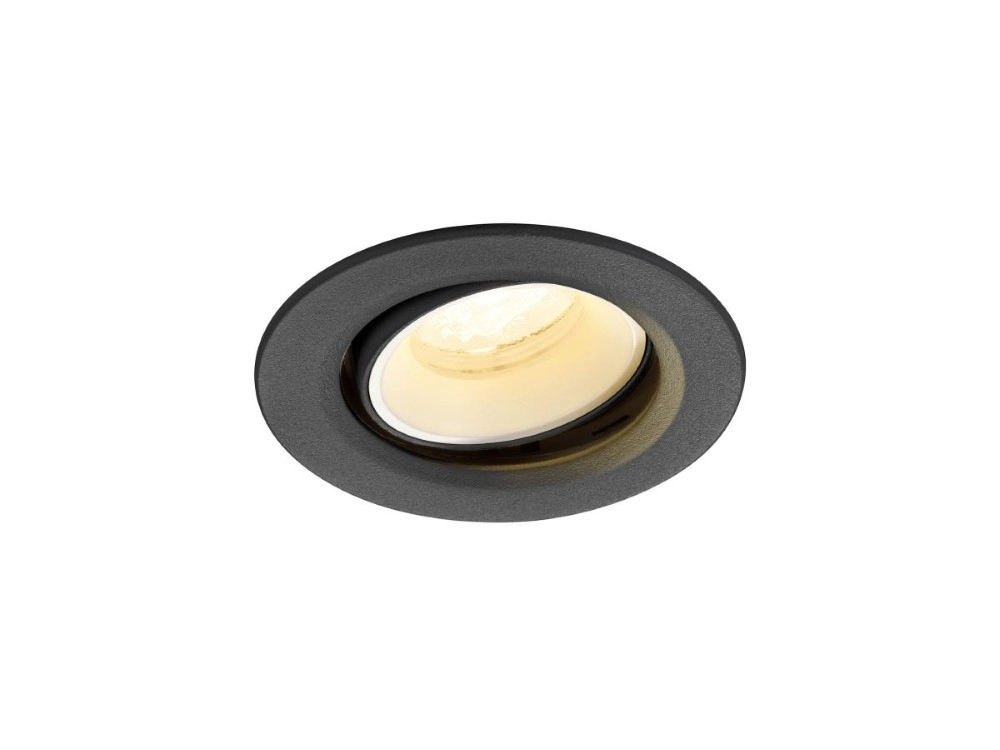 Inbouwspot Numinos Move XS zwart/wit 3000K - 40gr SLV 4024163314077