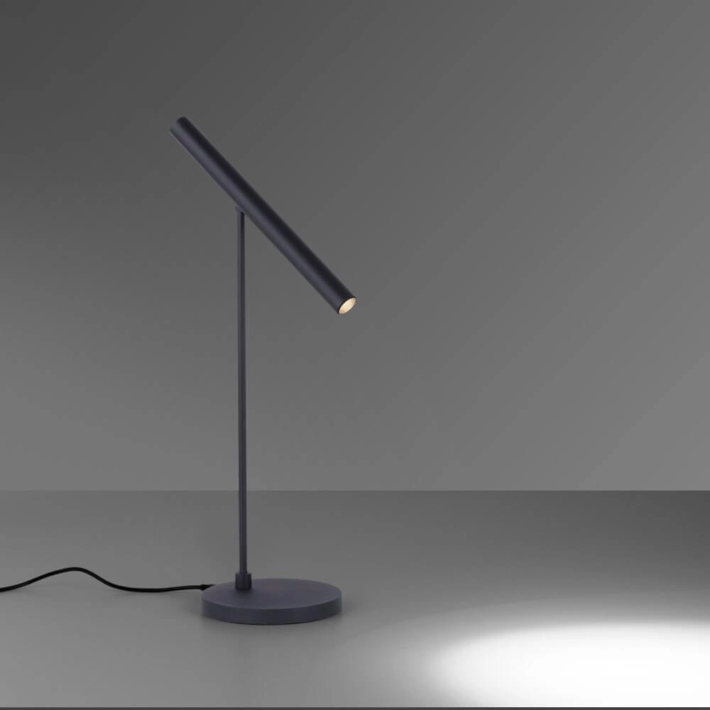 Moderne tafellamp Pure Tutua zwart Paul Neuhaus 4012248365526