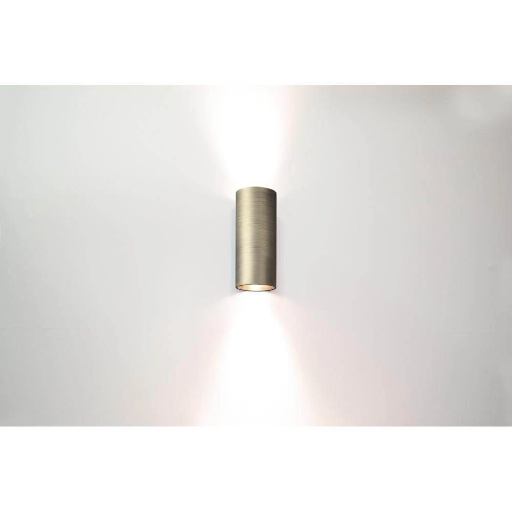 Design opbouwspot Roulo antiek brons up & down