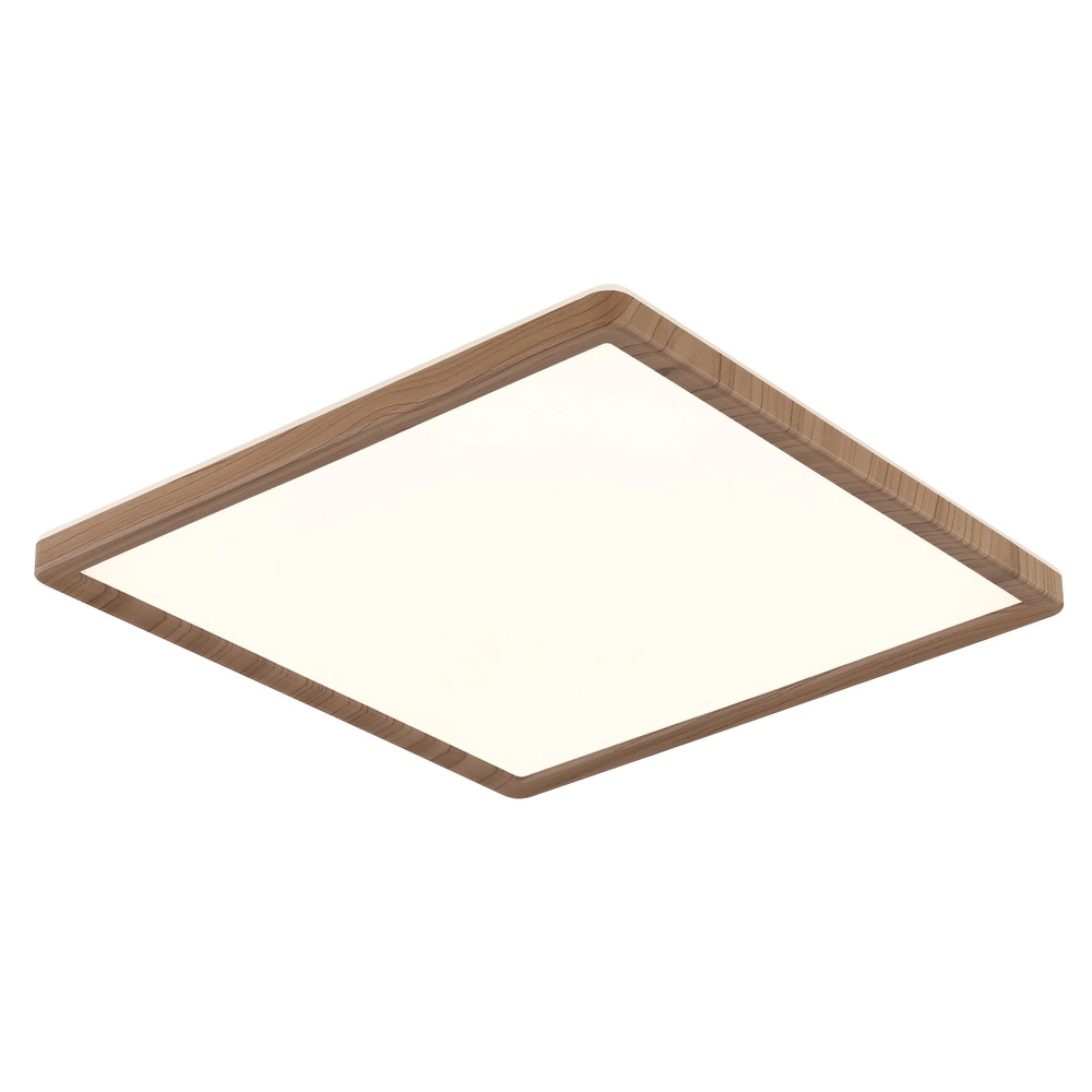 Plafonniere Sapana vierkant 29,4cm hout