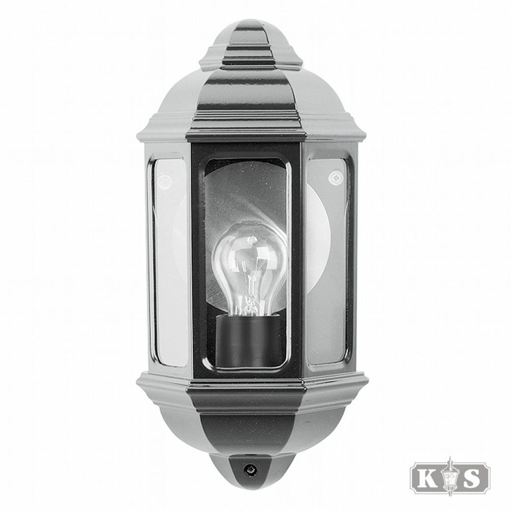 Klassieke buitenlamp Turijn 4 zwart KS verlichting 8714732725743