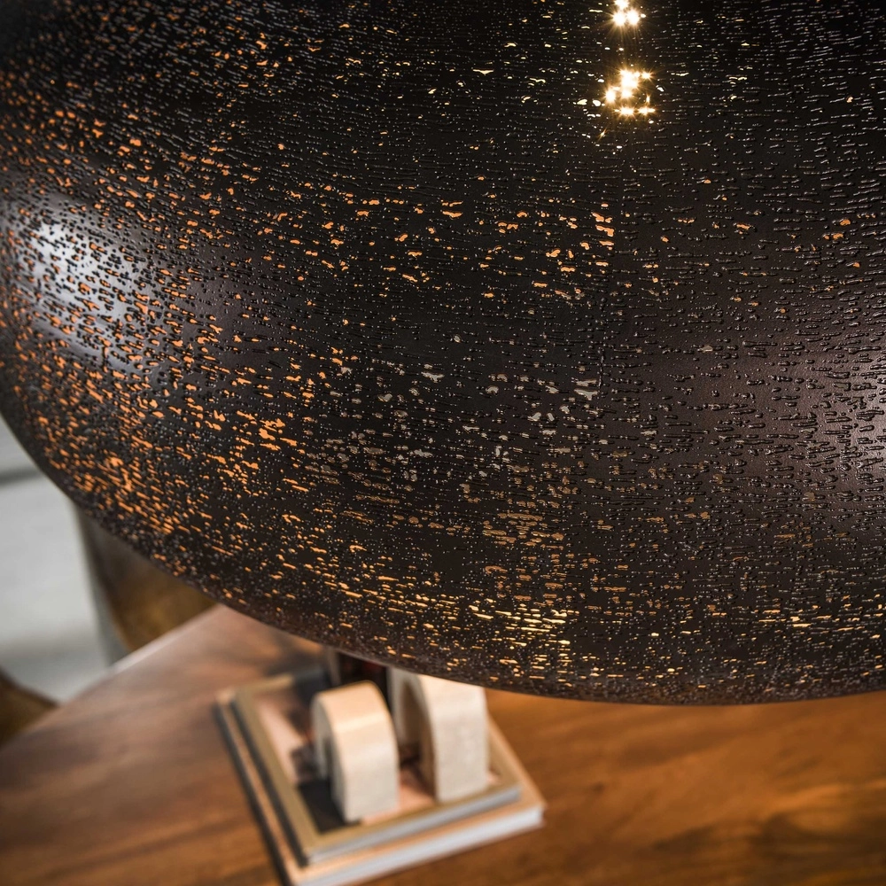 Landelijke hanglamp Cielo antiek koper Ø 90cm Lyora 8716803514980