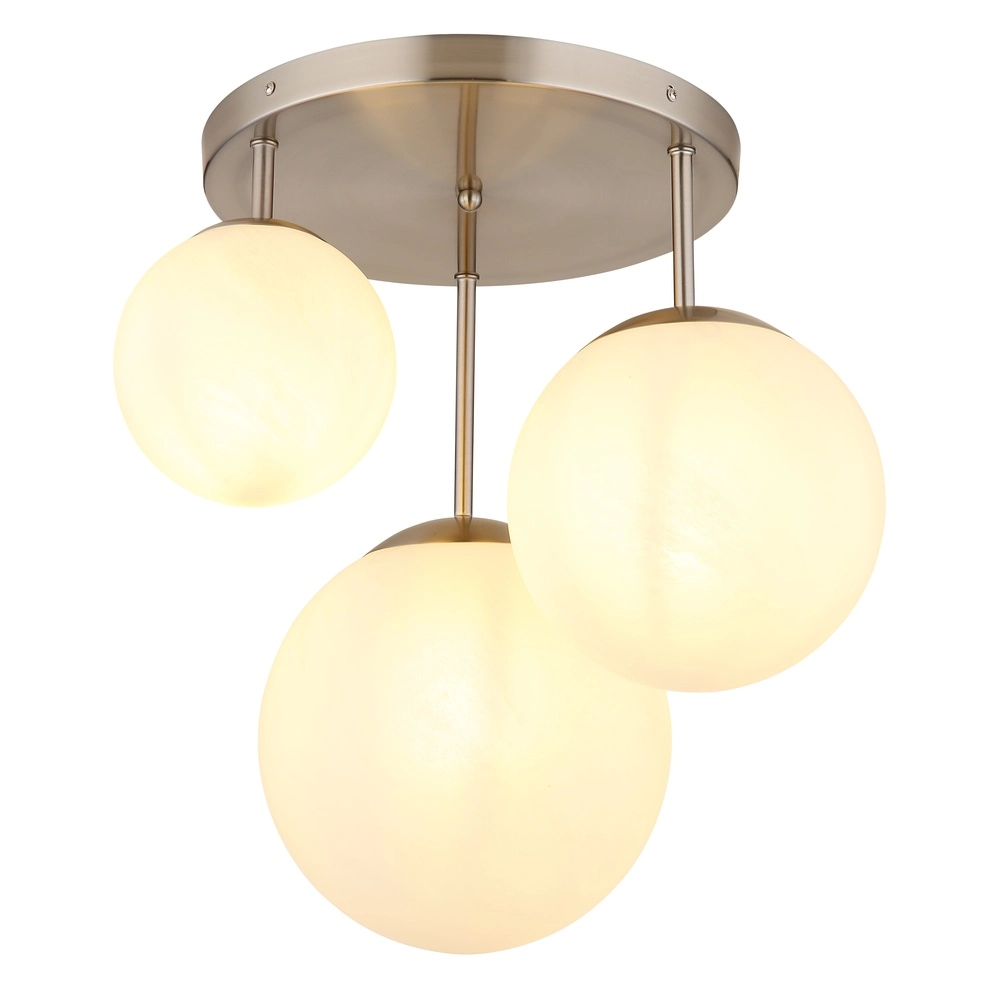 Plafondlamp Kop nikkel