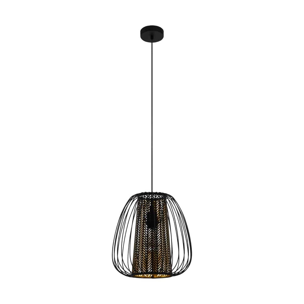 Hanglamp Curasao zwart met goud Eglo 9002759996611