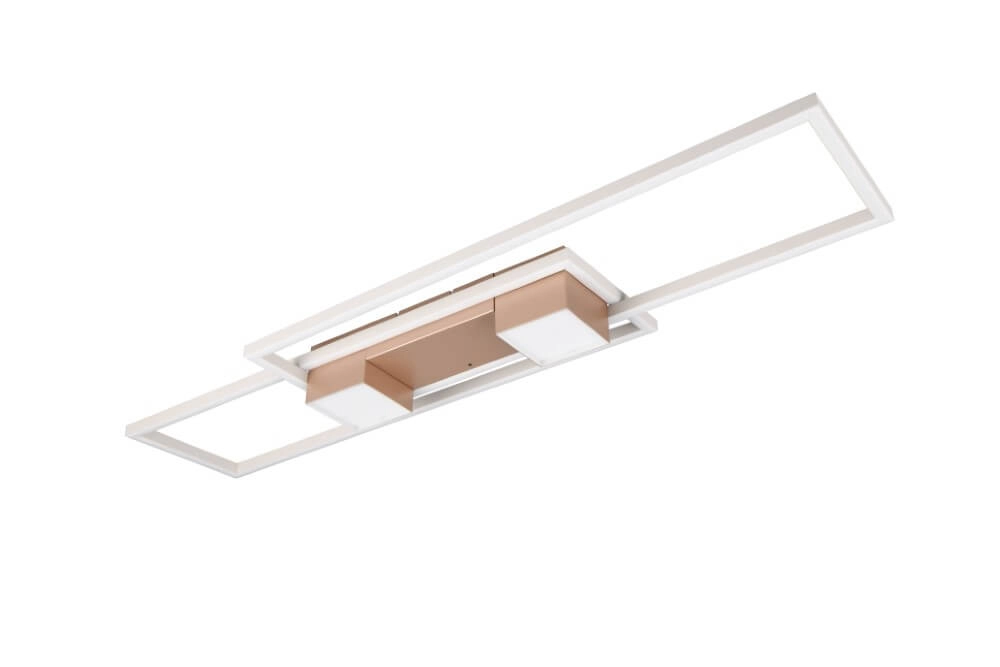 Led plafondlamp 100x28 Albany roodkoper Trio 4017807610307