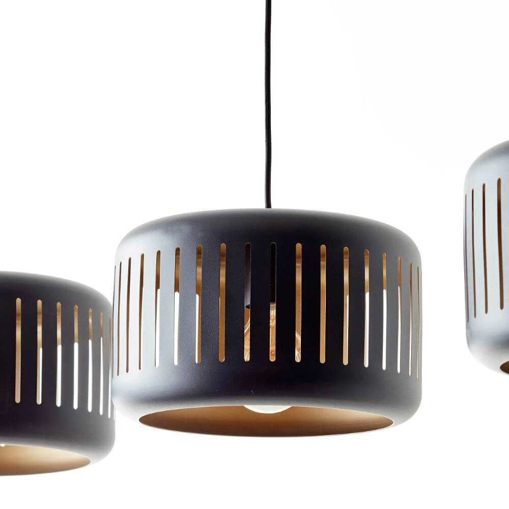 Eettafel hanglamp Tyas 3 kappen Brilliant 4004353411472