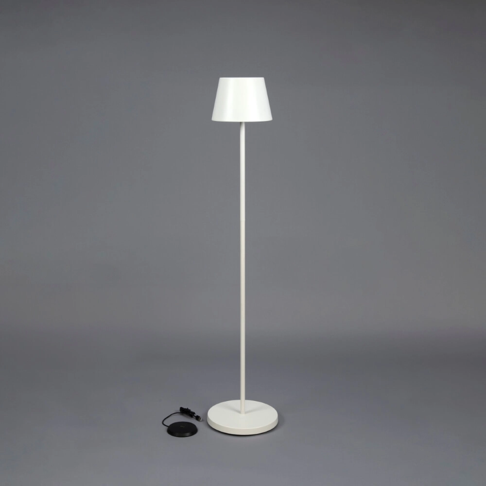 Oplaadbare vloerlamp Pomezia Medium wit KonstSmide 7318307841251