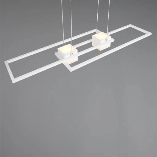 Led hanglamp kantoor Albany wit Trio 4017807610338