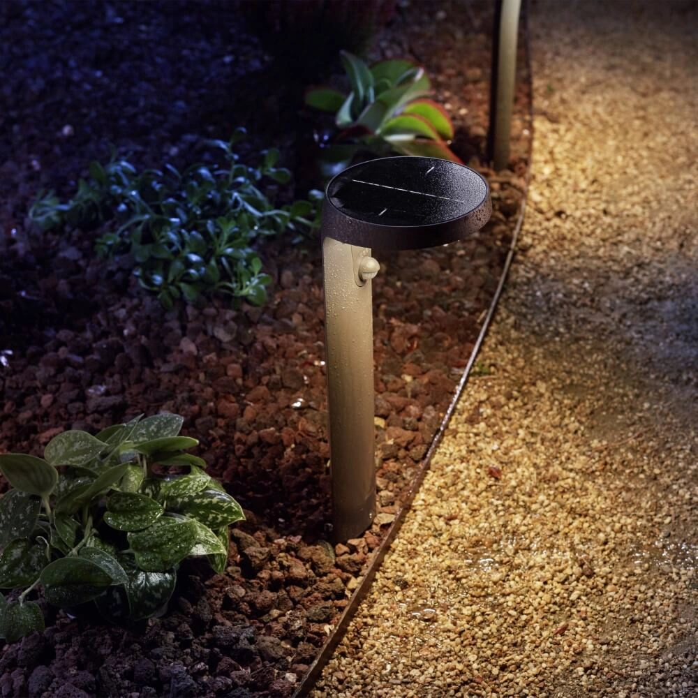 Lantaan Rosemarie solar antraciet Philips 8719514476936