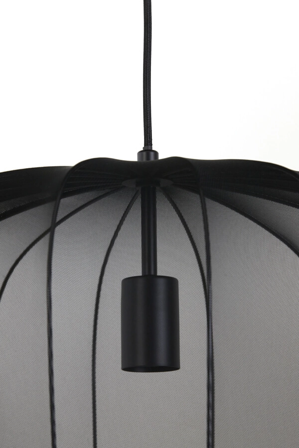Bohemian hanglamp Plumeria zwart Ø 50cm Light & Living 8717807651404
