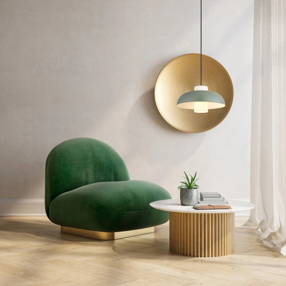 Moderne hanglamp Lowe groen Ø 38cm Globo 9007371515165