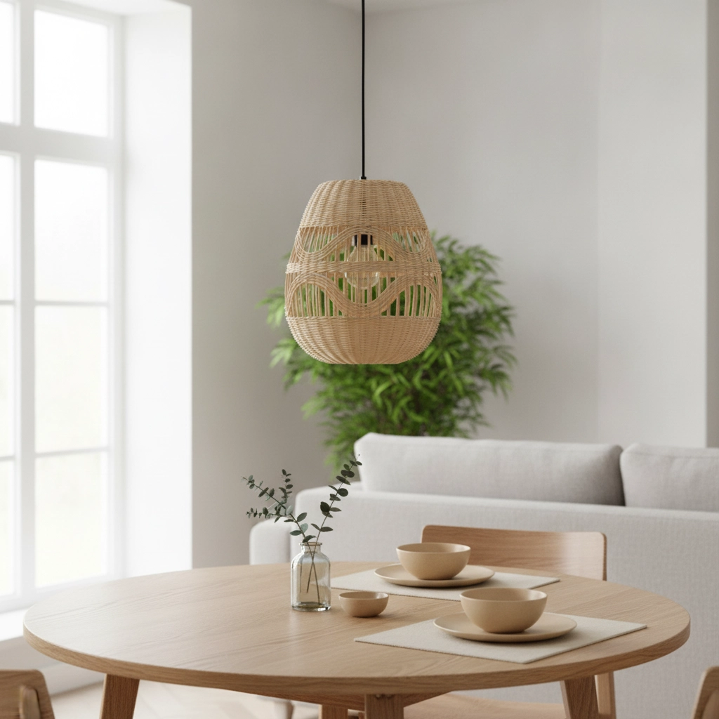 Rotan hanglamp Marlo Ø 30cm