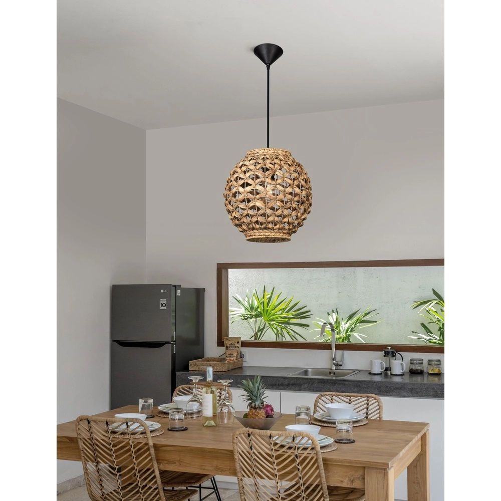 Rotan hanglamp Griffin Ø 30,5cm