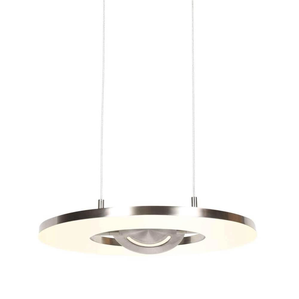 Strakke hanglamp Soleil Ø 32cm grijs Steinhauer 8712746176674