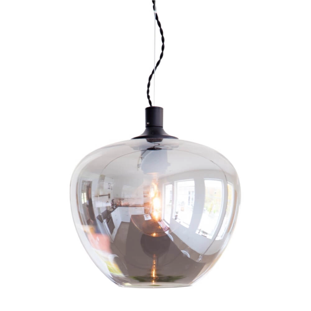 Hanglamp Bellissimo smoke glas Ø28cm