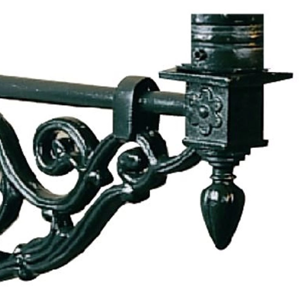 Nostalgic wall support Marken zwart KS verlichting 8714732570749