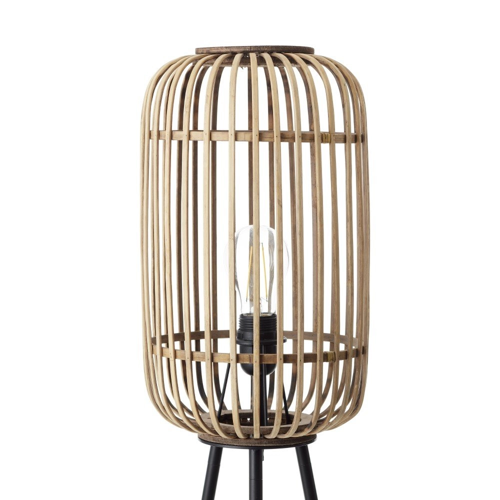 Vloerlamp Woodrow Landelijk Brilliant 4004353347535