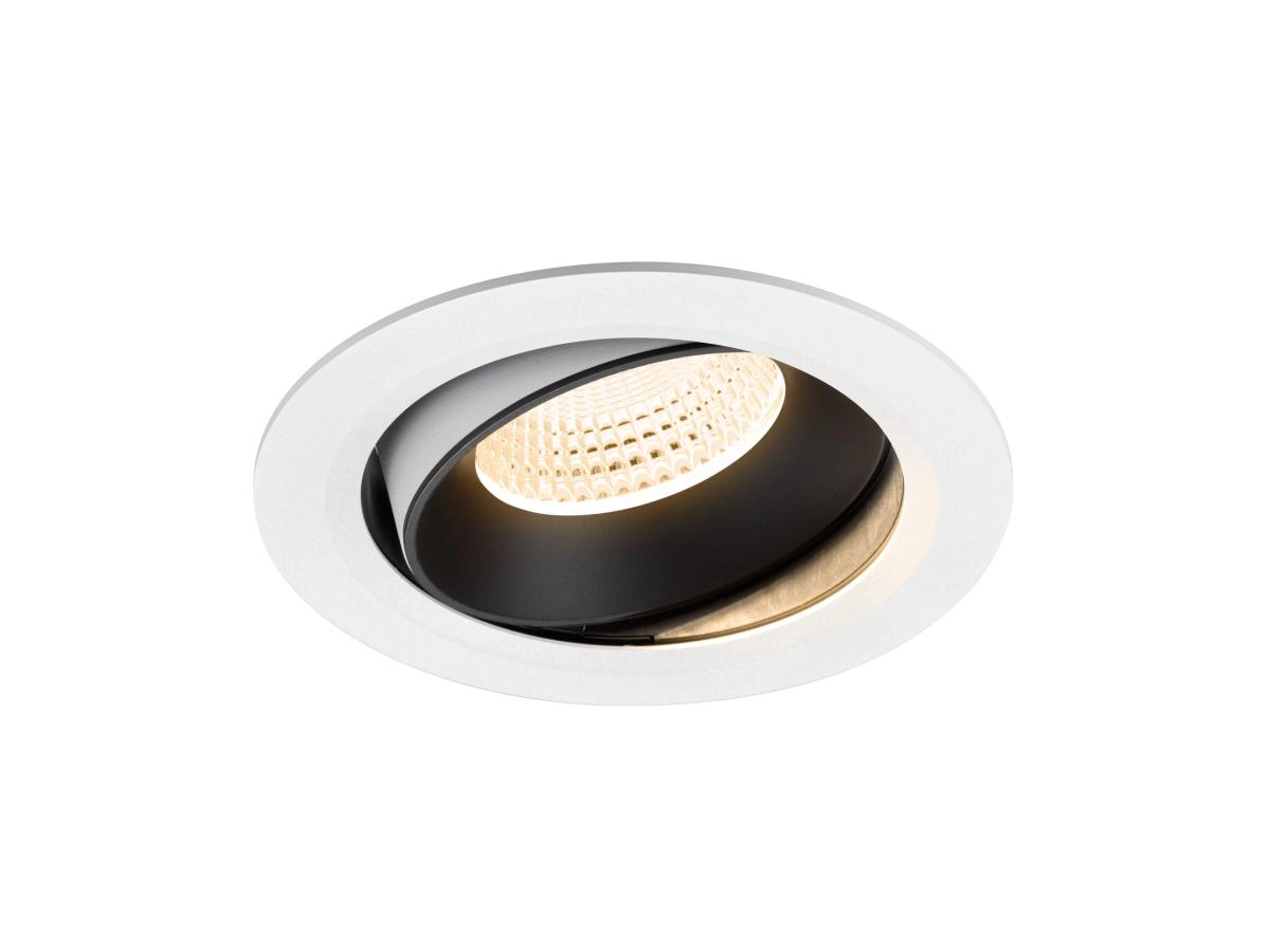 Inbouwspot Numinos Move XL wit/zwart 2700K - 55gr