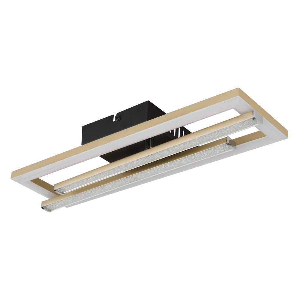 Plafondlamp Highway zwart met goud Globo 9007371453795