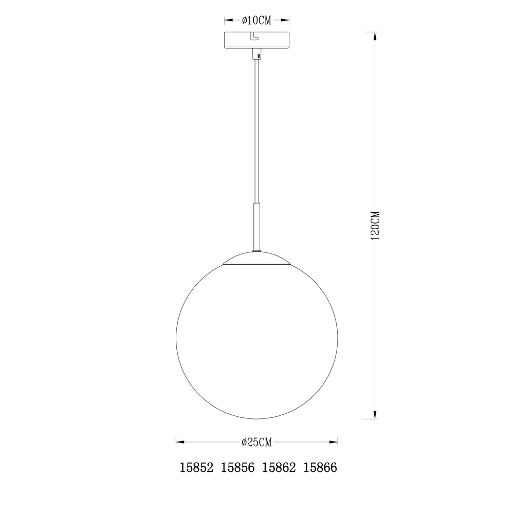 Hanglamp Varus nikkel Ø 25cm Globo 9007371374441