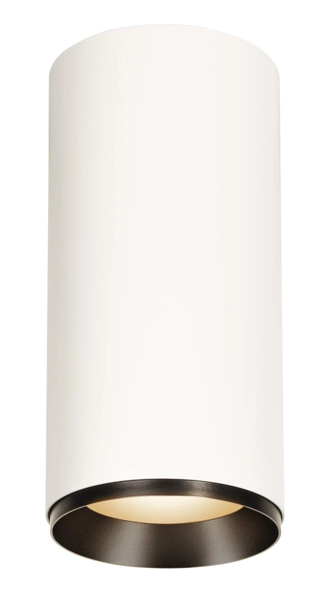 Opbouwspot Numinos XL Dali cilinder wit/zwart 3000K - 60gr
