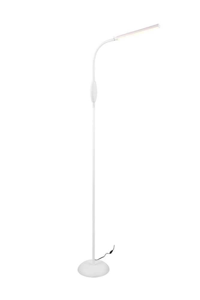 Leeslamp Toro wit 145cm