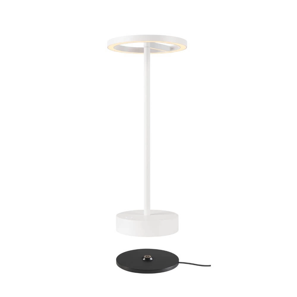 Buiten tafellamp Vinolina One wit - oplaadbaar SLV 4024163276320