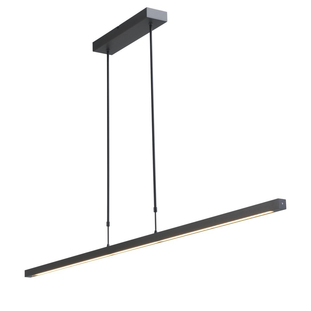 Eettafel lamp Real 3 160cm zwart Masterlight 8718121181981